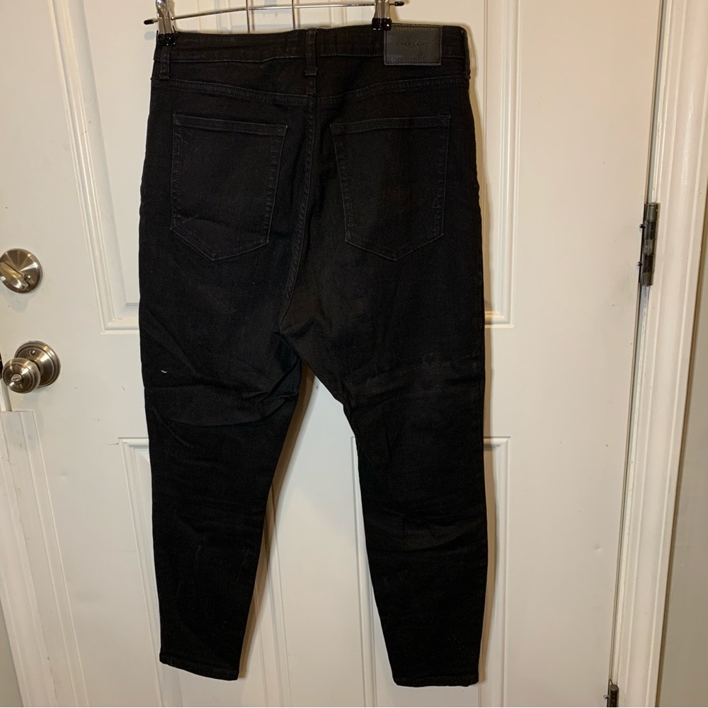 Everlane The Curvy High-Rise Skinny Jean Jeans Size 31 Crop Shade Black - Picture 5 of 7